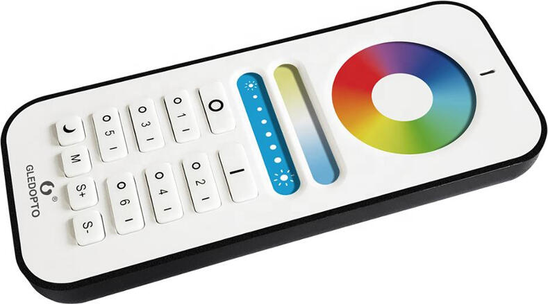Gledopto 2.4G 6 zone RGB+CCT LED Touch Remote Control (GL-RC-006Z), compatiable with Pro version lights and controllers