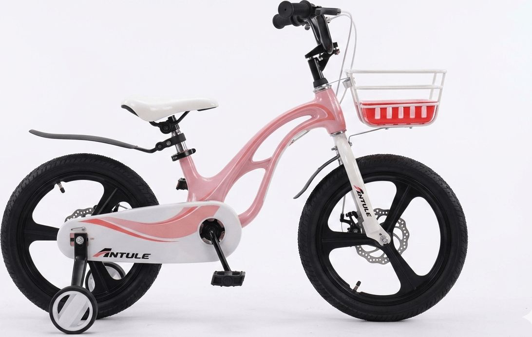 Antule 14 negru - roz - Biciclete > Roti 14 - 3/5 ani