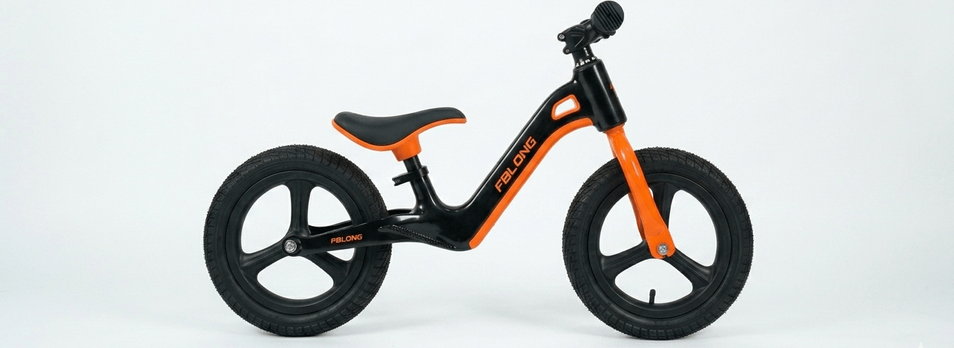 FBLONG Bicicleta fara pedale - portocalie - Biciclete > Roti12 - 2/4 ani