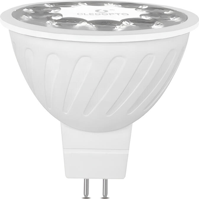 Gledopto GL-S-014P ZigBee 3.0 LED Spotlight MR16 GU5.3 5W RGB CCT Tunable White 12-24V AC/DC 500lm 30 Degree Beam Angle Aluminum White