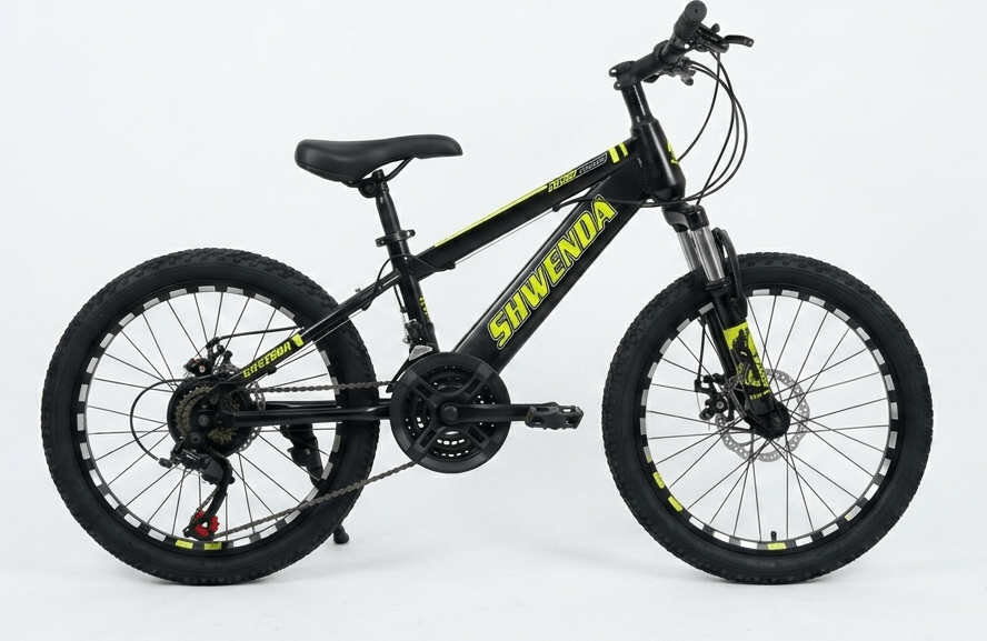 SHWENDA 20 negru/galben - Biciclete > Roti 20 - 6/8 ani