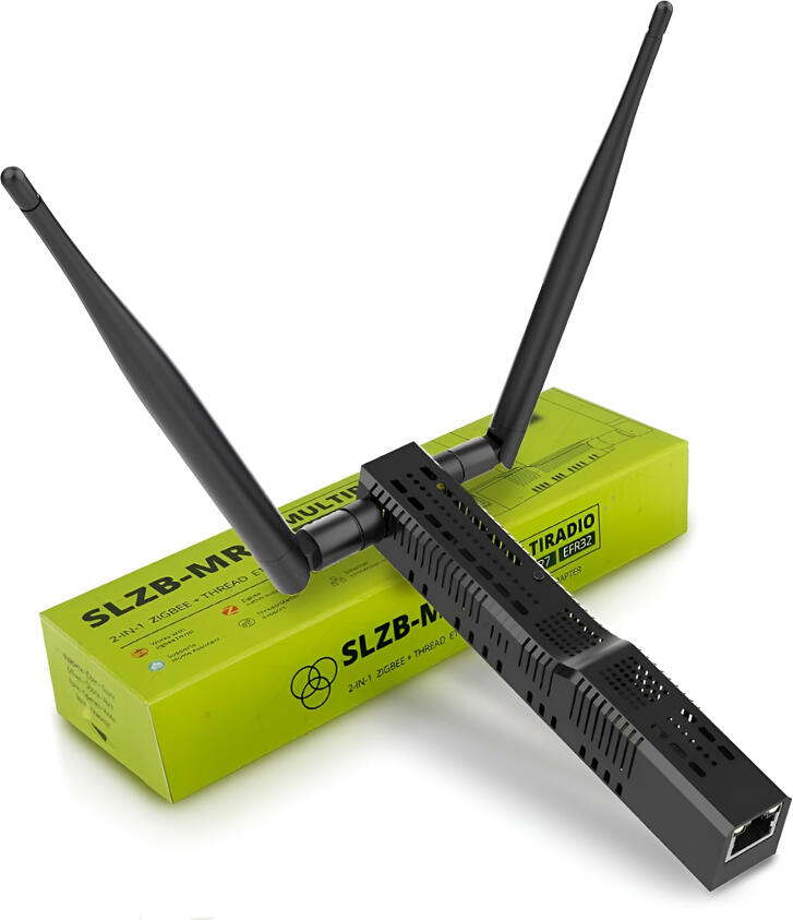 Smlight SLZB-MR1 Coordonator Multi-radio Zigbee si Thread, TI CC2652P7 si SiLabs EFR32MG21, PoE/USB-C, Ethernet, Zigbee 3.0, Thread, Wi-Fi, Bluetooth
