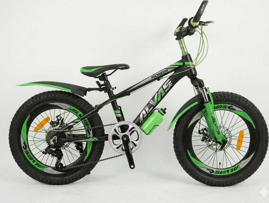 Alvas Pioneer 20 verde - Biciclete > Roti 20 - 6/8 ani