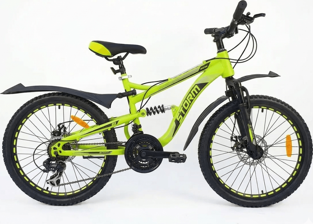 Storm 22 verde neon - Biciclete > Roti 20 - 6/8 ani