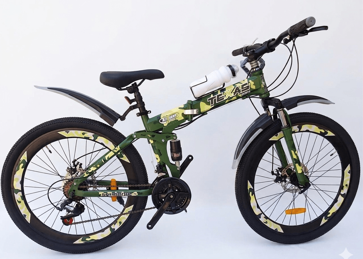 Texas Pliabilă 26 verde - Biciclete > Roti la 26