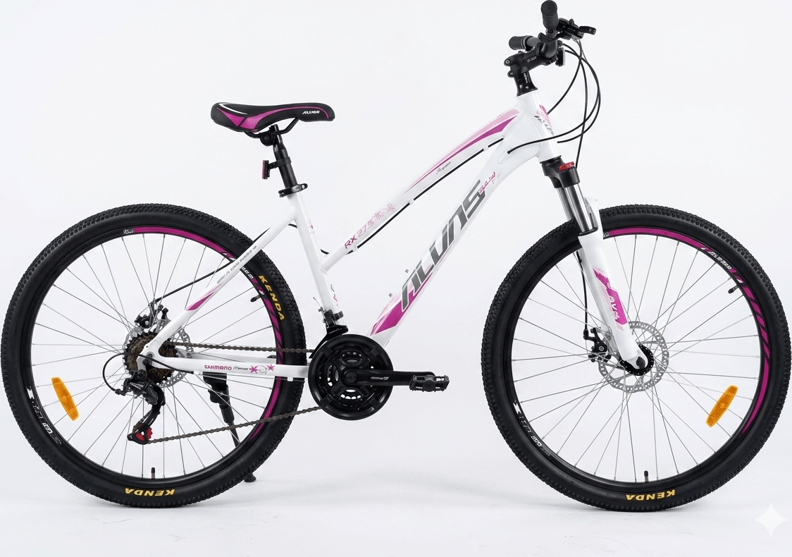 Alvas Regina 26 alb/roz - Biciclete > Roti la 26