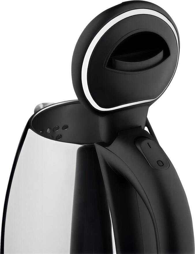 Raf R.7816 Electric Kettle 2.0L 1500W Grey, Stainless Steel Concealed Element, 360 Rotating Base, Boil-Dry Protection, BPA-Free Interior
