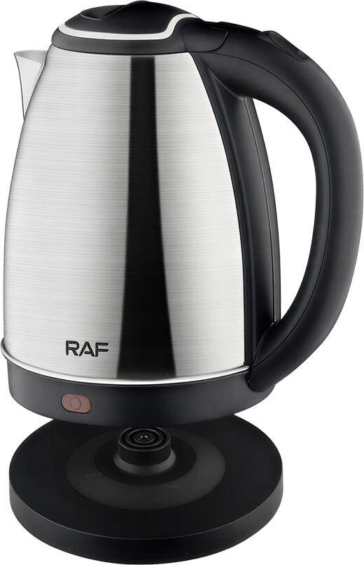 Raf R.7816 Electric Kettle 2.0L 1500W Grey, Stainless Steel Concealed Element, 360 Rotating Base, Boil-Dry Protection, BPA-Free Interior