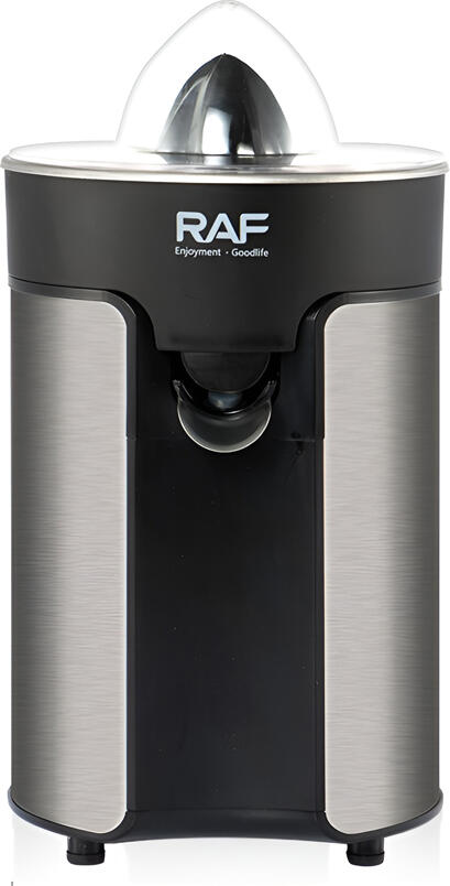 Sforator de citrice electric Raf R.624, 100W, Capacitate 0.3L, Rotire Bidirectionala, Otel Inoxidabil si PP, Design Compact, Negru