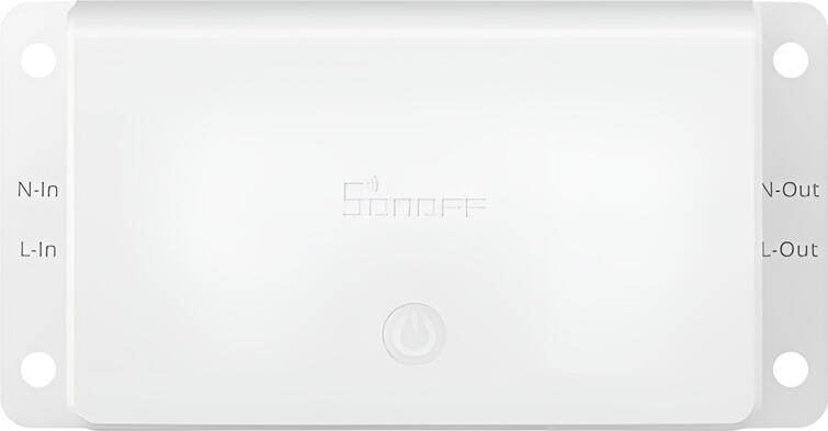 Intrerupator Inteligent Sonoff BASIC-1GS Basic Gen5 Certificat Matter Wi-Fi 2.4GHz 10A 100-240V Alb Policarbonat Control Vocal si Remote Magic Switch