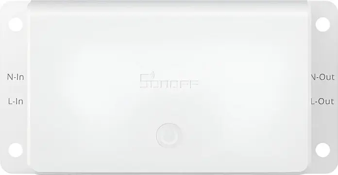 Intrerupator Inteligent Sonoff BASIC-1GS Basic Gen5 Certificat Matter Wi-Fi 2.4GHz 10A 100-240V Alb Policarbonat Control Vocal si Remote Magic Switch