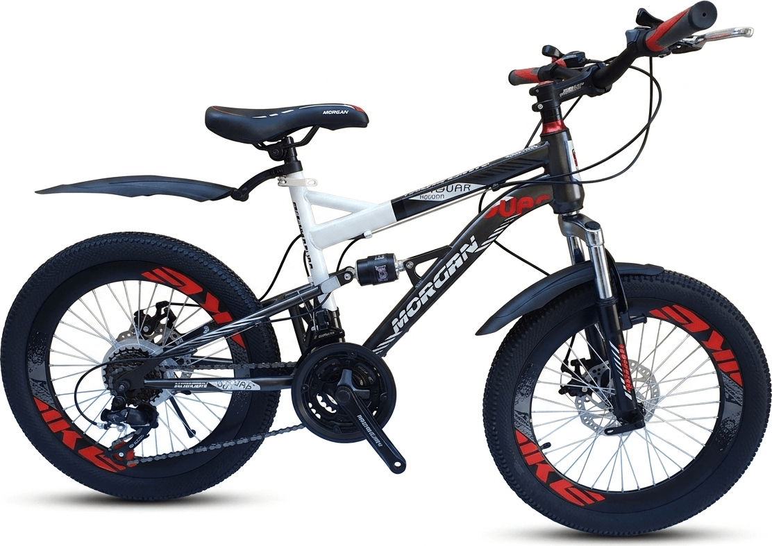 Morgan AGUAR 20 negru/rosu - Biciclete > Roti 20 - 6/8 ani