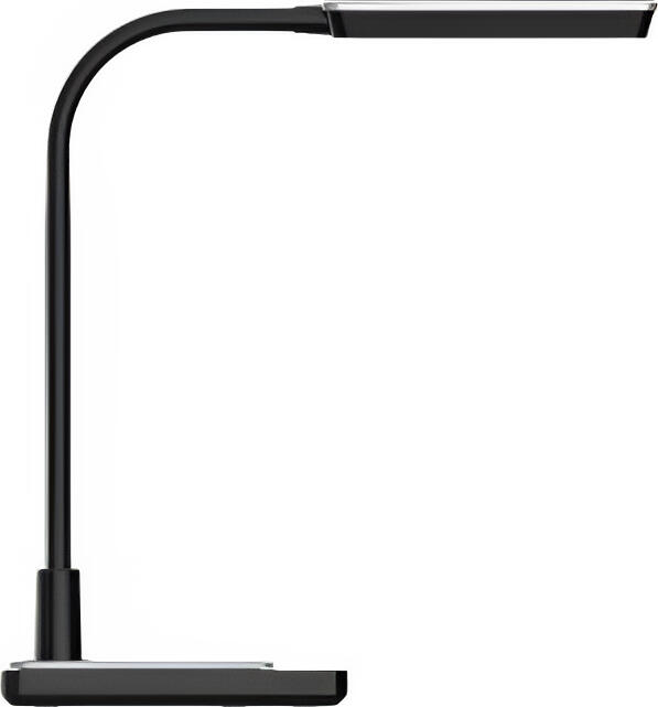Maxcom ML3100 Porto LED Desk Lamp with 10W Wireless Inductive Charger, Adjustable Color Temperature and Brightness, Touch Control, Black