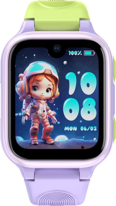Lagenio K9 Kids Smart Watch, 1.78-inch AMOLED HD Screen, 4G LTE, GPS Tracking, 1GB RAM, 8GB ROM, 5MP Camera, IP68 Waterproof, Android 8.1, NIO AI Assistant