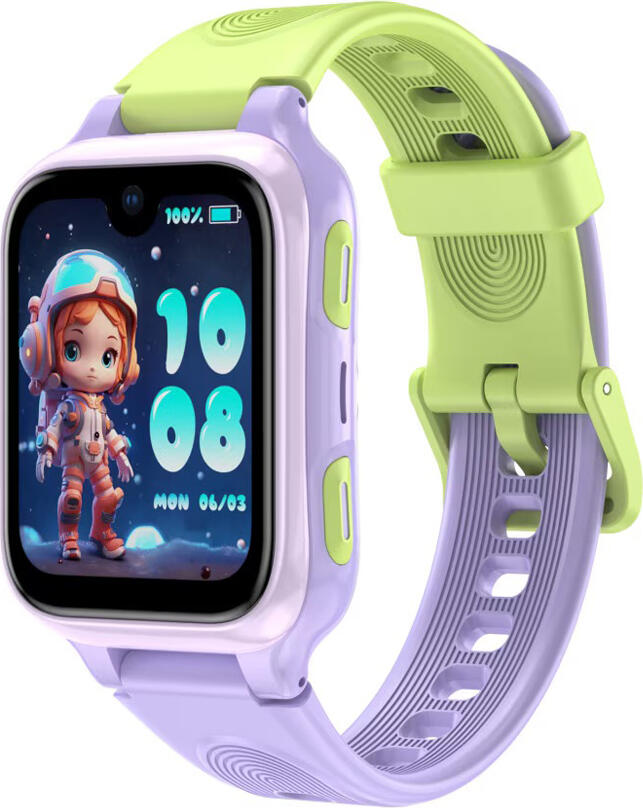 Lagenio Kids Smart Watch 4G with AI, K9, Purple