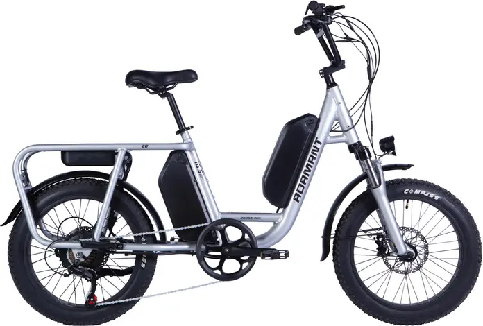 Dorozhnik ADAMANT HDD Electric Bike, 1000W Motor, 48V 30Ah Dual Battery, 20 inch Compass Tires, Aluminum Frame, Disc Brakes, LED Light, Rear Rack