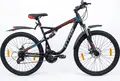 Bicicleta de Munte Titan Leo 26 Inch, Suspensie Totala Cadru Otel Hi-Ten, Schimbatoare Shimano Index, Frane cu Disc Mecanice, Jante cu Perete Dublu