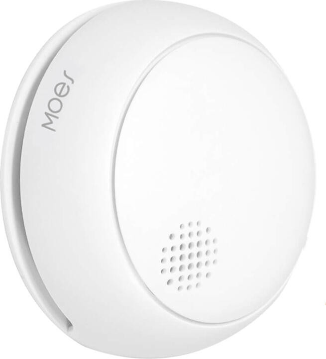 Moes Zigbee Smart Smoke Detector Fire 85dB Sound Alarm Siren Sensor CR123A