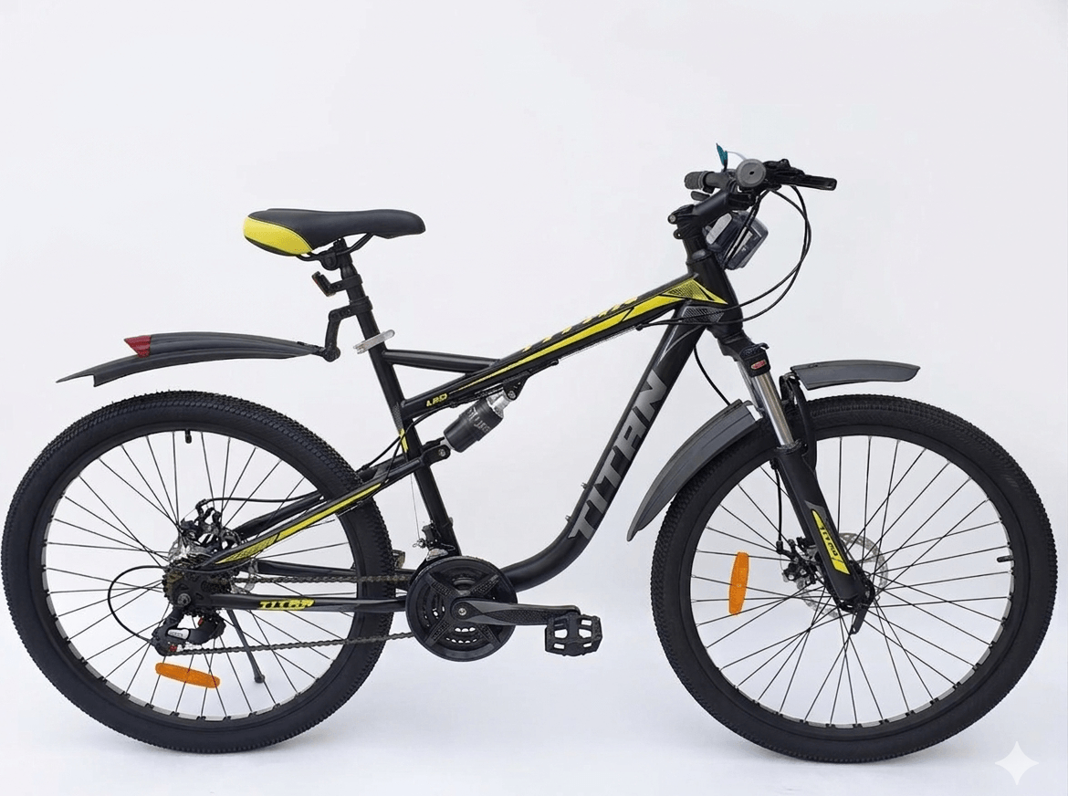 Titan 26 negru/galben - Biciclete > Roti la 26