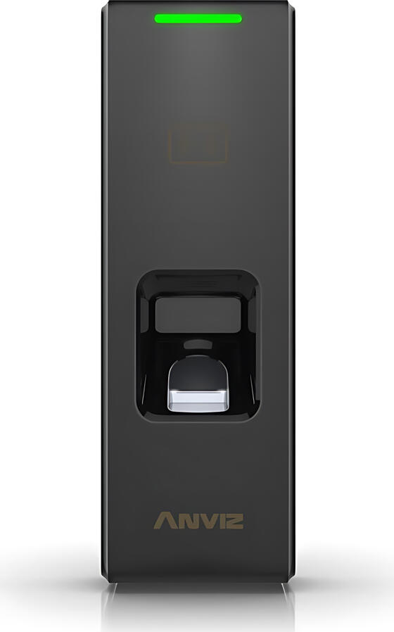 Terminal Control Acces Exterior Anviz C2 Slim, Amprenta si Card RFID, IP65, TCP/IP WiFi RS485, 3000 Utilizatori, PoE, Negru, ABS/PC