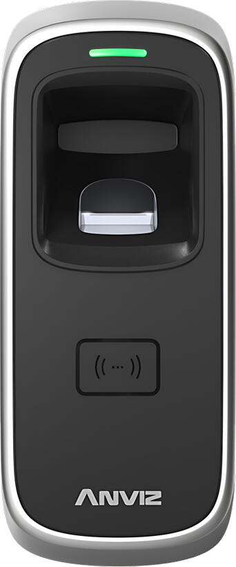 Anviz M5 Plus Outdoor Fingerprint and RFID Access Control Device, IP65 IK10 Vandal Resistant, 3000 Users, TCP/IP Wi-Fi Bluetooth, BioNANO Algorithm