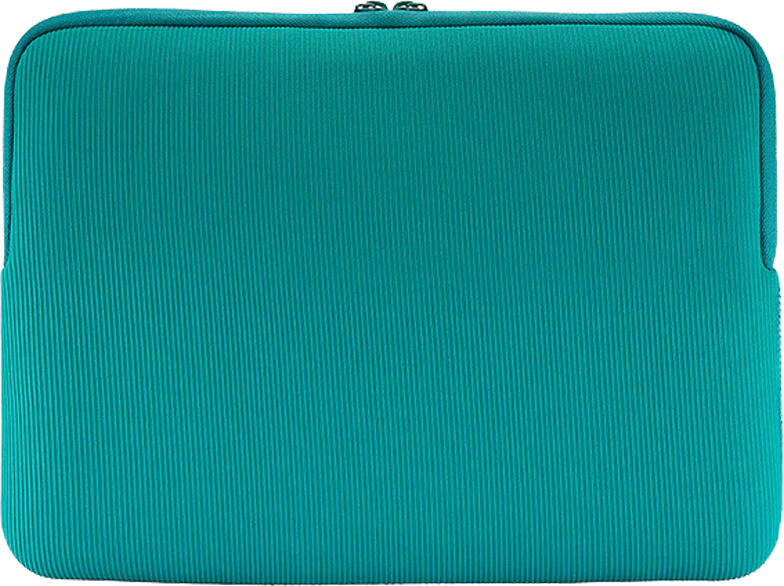 Чехол для ноутбука Tucano Colore 2 для MacBook 13" и 14", ударопрочный неопрен 4 мм, система Anti-Slip и двойная молния, цвет Petroleum