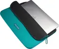Чехол для ноутбука Tucano Colore 2 для MacBook 13" и 14", ударопрочный неопрен 4 мм, система Anti-Slip и двойная молния, цвет Petroleum