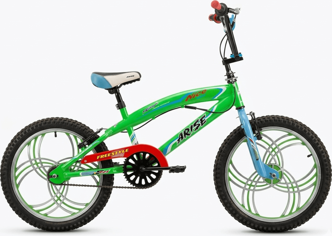 Arise BMX 20 verde - Biciclete > Roti 20 - 6/8 ani