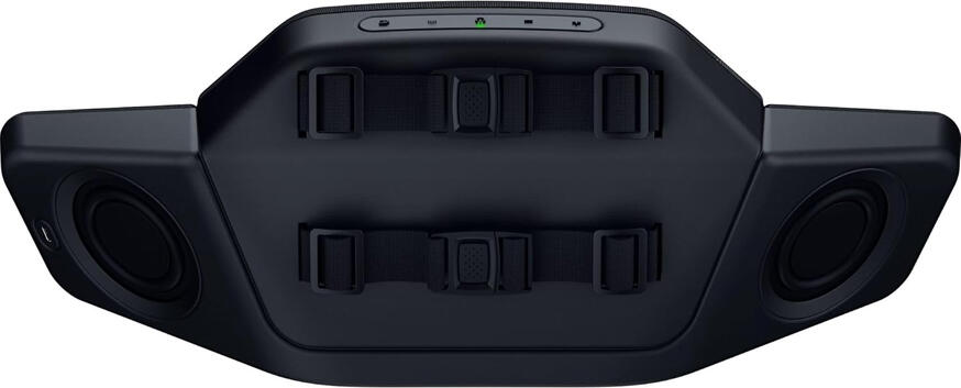 Беспроводная подушка-динамик Razer Clio для игровых кресел, THX Spatial Audio, драйверы 2x43мм, Razer HyperSpeed Wireless и Bluetooth, аккумулятор 5400мАч