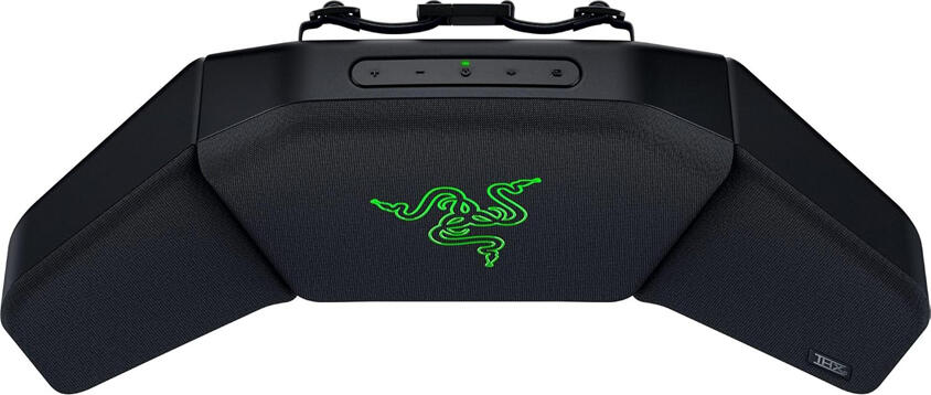Беспроводная подушка-динамик Razer Clio для игровых кресел, THX Spatial Audio, драйверы 2x43мм, Razer HyperSpeed Wireless и Bluetooth, аккумулятор 5400мАч