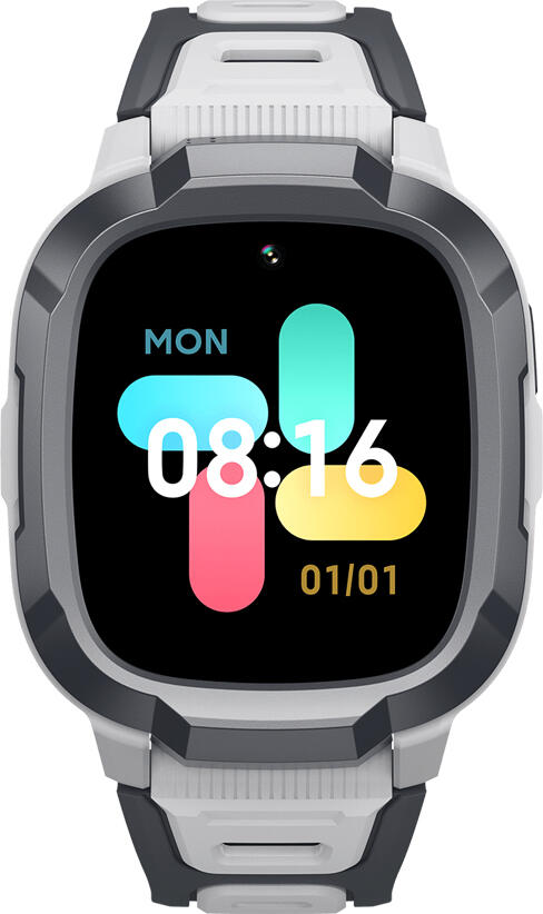 Ceas Inteligent Mibro Kids Watch Phone P6 XPSWP004 4G pentru Copii 6-12 Ani, Culoare: Gri, Ecran TFT 1.4 inch, Camera 2MP, Baterie 900mAh, Poziționare GPS GLONASS LBS WiFi, Rezistență Apă 2 ATM, Material PC