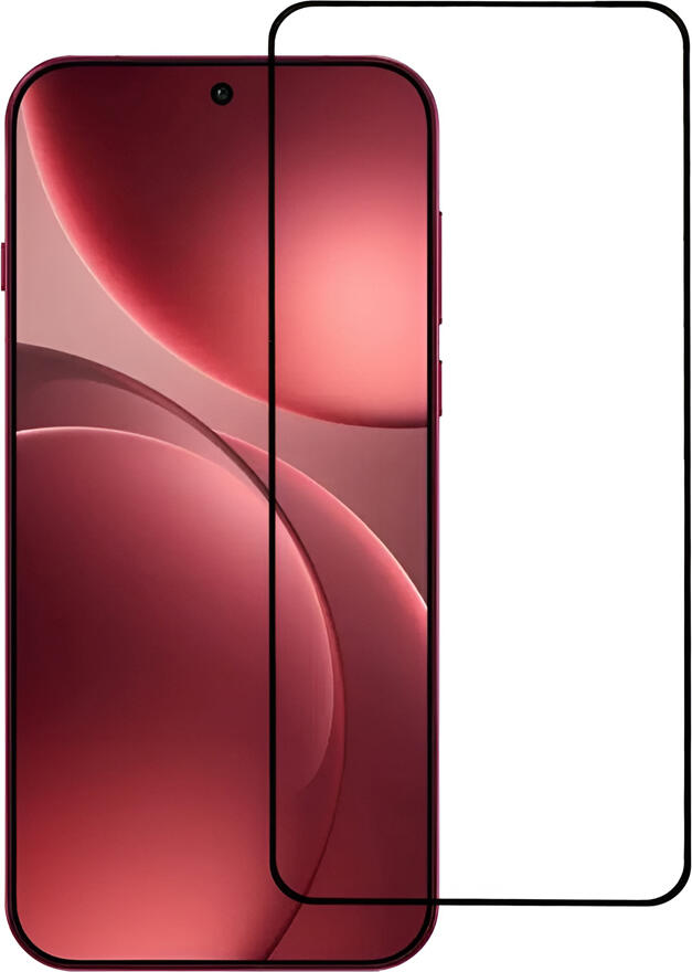 Helmet WOO Tempered Glass 5D Oppo Find X9 Pro, Black