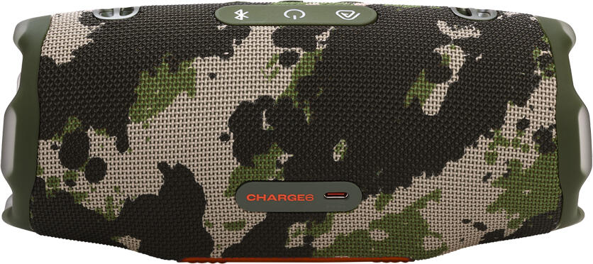 Портативная Bluetooth-колонка JBL Charge 6, Цвет Squad, Водонепроницаемая и пылезащищенная IP68, Мощность 45 Вт RMS, до 28 ч работы, AI Sound Boost, Auracast