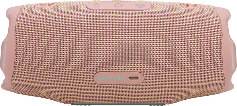 JBL Charge 6 Portable Bluetooth Speaker, Pink, IP68 Waterproof and Dustproof, 45W Total RMS Power, 28h Playtime, AI Sound Boost, Auracast, Powerbank