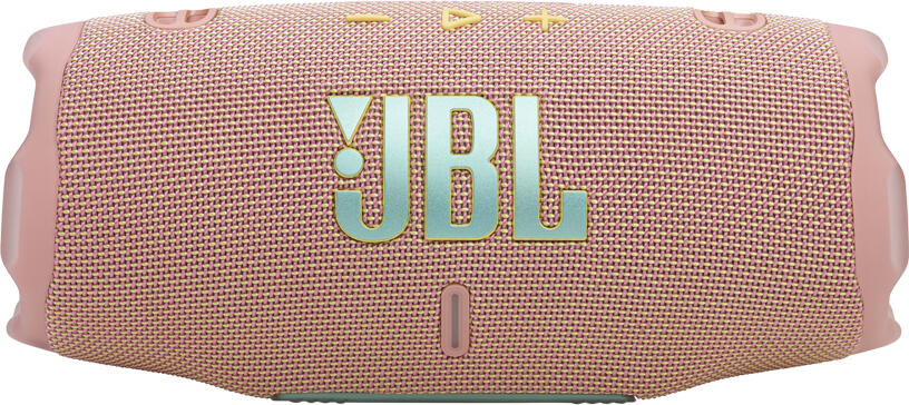 JBL Charge 6 Portable Bluetooth Speaker, Pink, IP68 Waterproof and Dustproof, 45W Total RMS Power, 28h Playtime, AI Sound Boost, Auracast, Powerbank