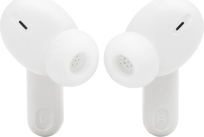 JBL Tune Beam 2 TWS Earbuds with Adaptive Noise Cancelling, 10mm Dynamic Drivers, Pure Bass, Spatial Sound, 48h Battery, IP54, Bluetooth 5.3, White