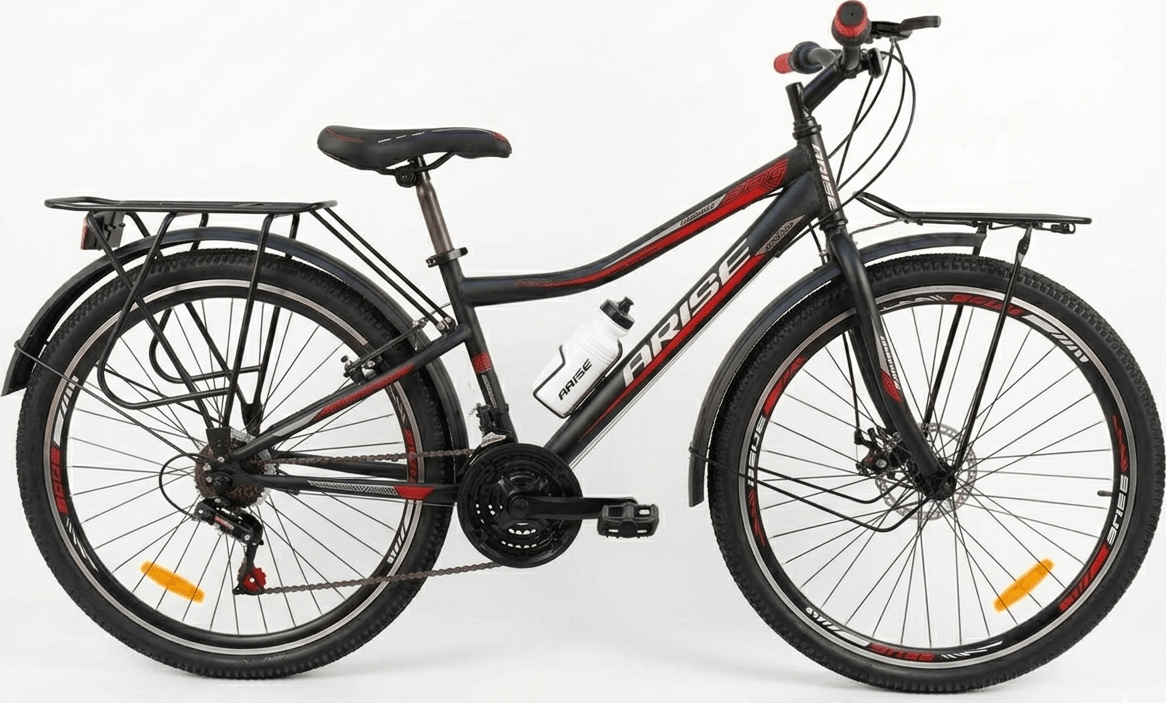Arise MTB 22,24,26 negru/ rosu - Biciclete > Roti 22 - 7/8 ani