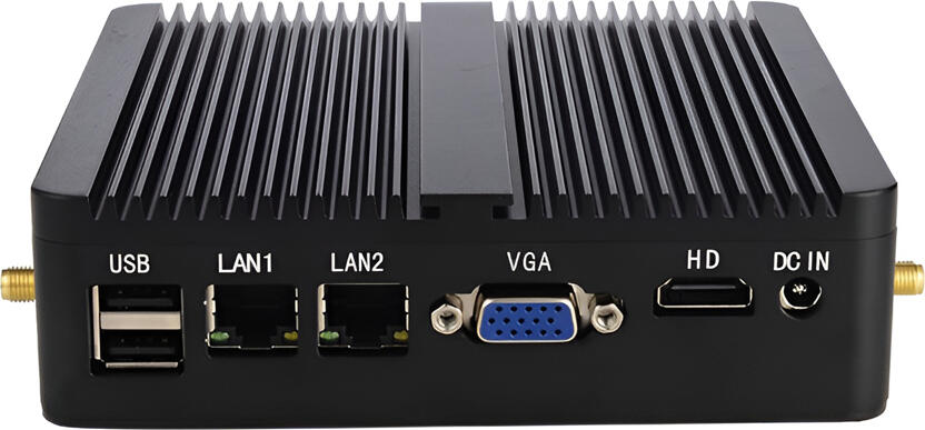 DMLink Mini Industrial PC Intel Celeron N2830 8GB RAM 256GB SSD Dual Gigabit LAN Fanless Aluminum Chassis WiFi 4G Support VGA HDMI COM