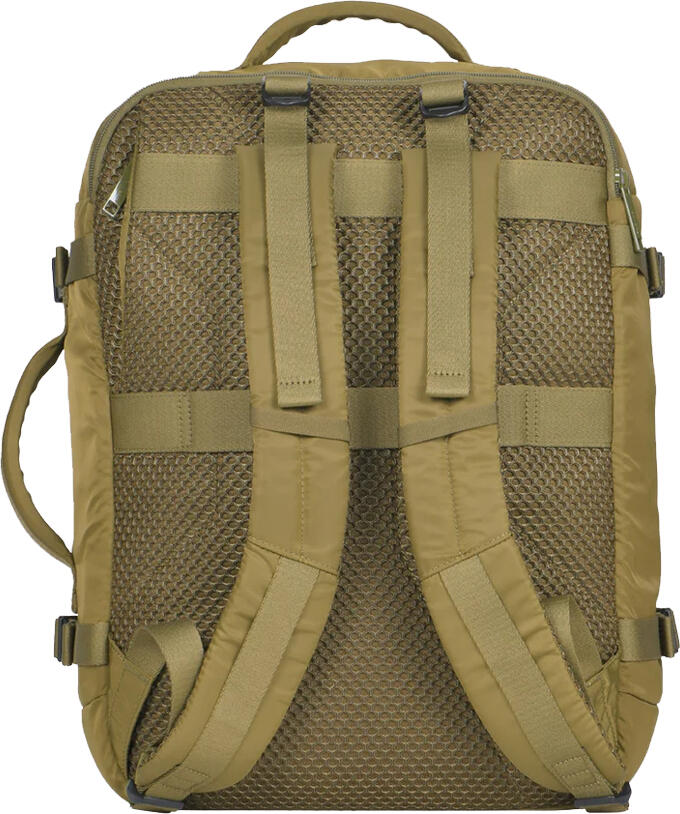 Rucsac de Calatorie Tucano Tugo ML pentru Laptop pana la 17.3 inch, Capacitate 28L, Nailon Reciclat Rezistent la Apa, Bagaj de Cabina, Verde