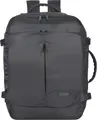 Tucano Tugo' ML Premium Cabin Laptop Backpack, Recycled Nylon, Up to 17.3 inch Laptop, 28.5L Capacity, AirTag Holder, Black Cabin Luggage