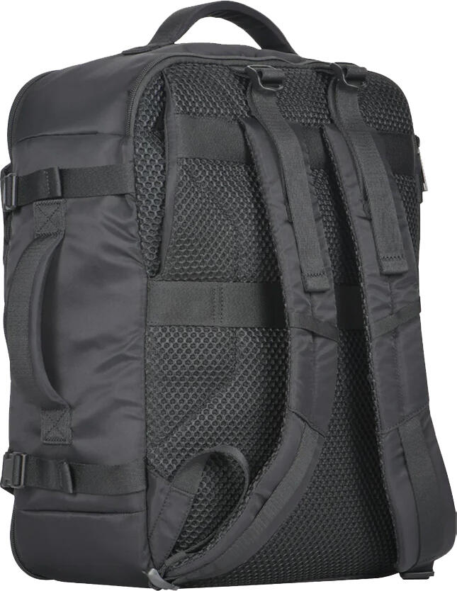 Tucano Tugo' ML Premium Cabin Laptop Backpack, Recycled Nylon, Up to 17.3 inch Laptop, 28.5L Capacity, AirTag Holder, Black Cabin Luggage
