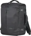 Rucsac Laptop Tucano Tugo M Premium pentru laptopuri de 15.6 inch, Geanta Cabin Travel 23L din Nailon Reciclat cu Slot AirTag si Porta Pașaport, Negru