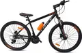 Trex Helux Mountain Bike MTB, 27.5 inch Wheels, Aluminum Frame, Shimano Tourney 24-Speed 3x8, Hydraulic Disc Brakes, Front Suspension, with Bottle Cage and Kickstand