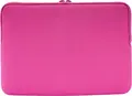 Tucano Sleeve Colore 2 Neoprene Laptop Sleeve for 13.3"-14", 4mm Thick Recycled Plastic Material, Flat-lock Seams, Anti-Slip System, Double-pull Zip, Fuchsia