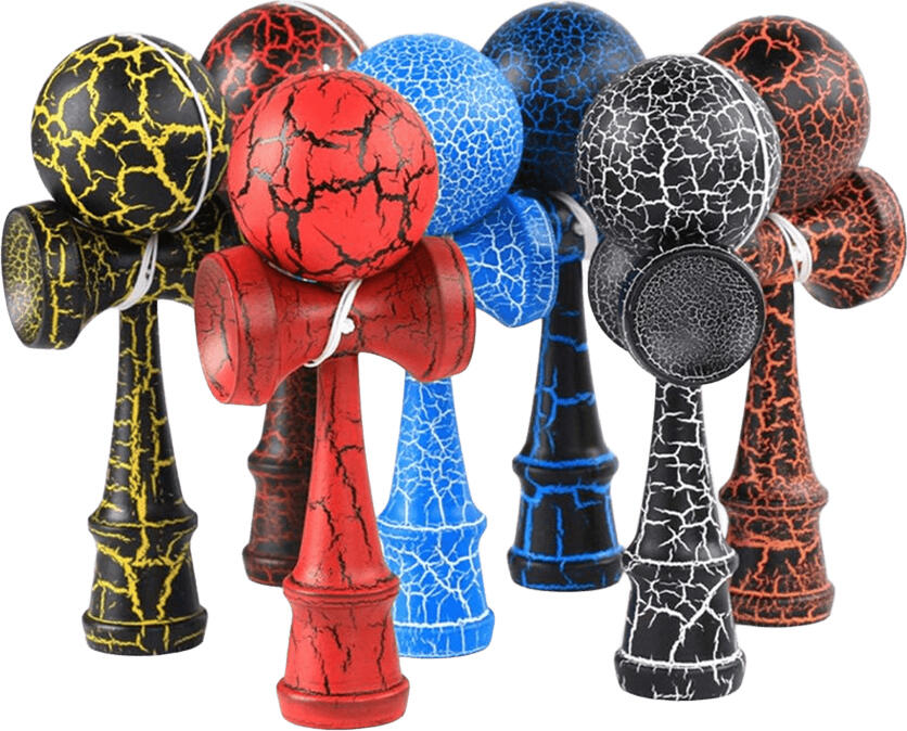 Helmet Kendama Marble HMTKMMIX Jucarie Educationala Montessori din Lemn cu Grip Ergonomic si Finisaj Antiderapant pentru Copii 6+ ani