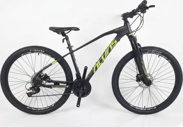 Bicicleta de munte Alvas Recon 27.5 MTB, Cadru din Aluminiu, Schimbatoare Shimano Tourney 24 Viteze 3x8, Frane pe Disc Hidraulice, Furca Amortizata