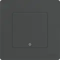 Intrerupator Smart Moes Star Ring Zigbee 3.0, 1 Gang, 10A, AC 100-240V, cu sau fara fir neutru, Tuya Smart App, backlit halo, Red Dot Award 2023