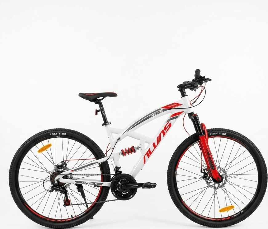 Alvas Expedito 29 alb/rosu - Biciclete > Roți la 29