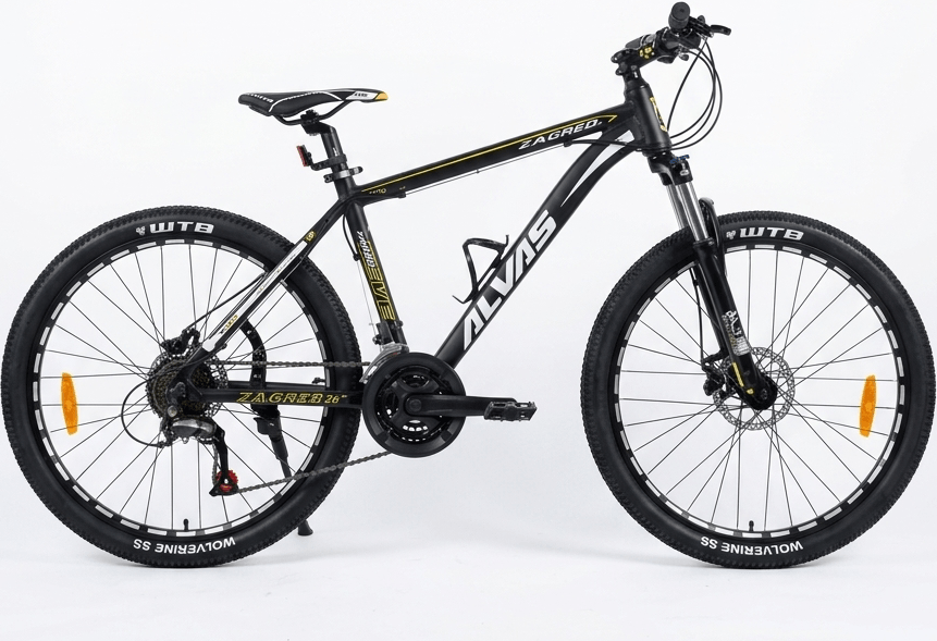 Alvas Zagreb 26 negru/ galben - Biciclete > Roti la 26