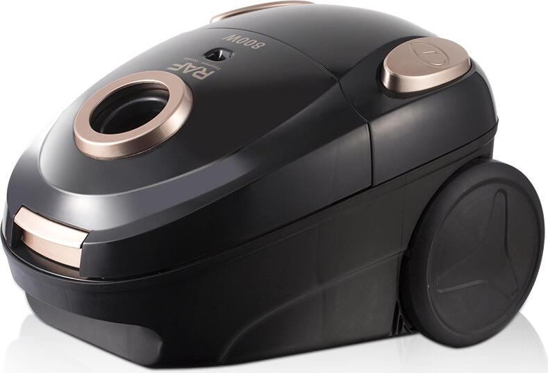 Aspirator cu sac Raf R.8677, Putere 800W, Design Compact, Nivel de Zgomot Redus, Utilizare Domestica, Negru